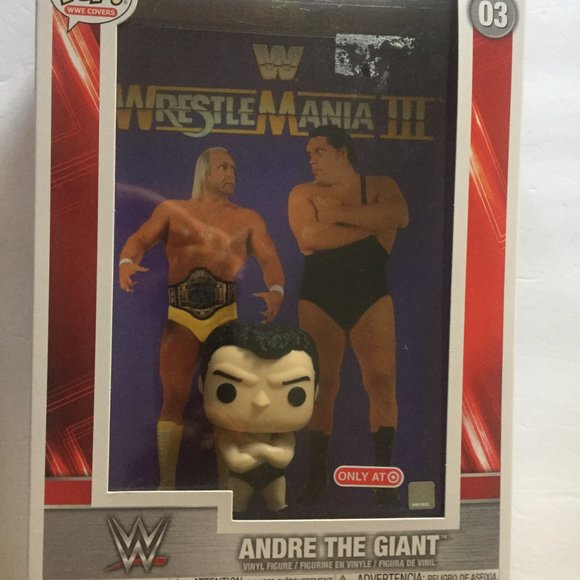 NEW WWE Cover Hulk Hogan vs Andre Funko Pop Figures in 11'' Case #3 & #4 - Picture 9 of 12